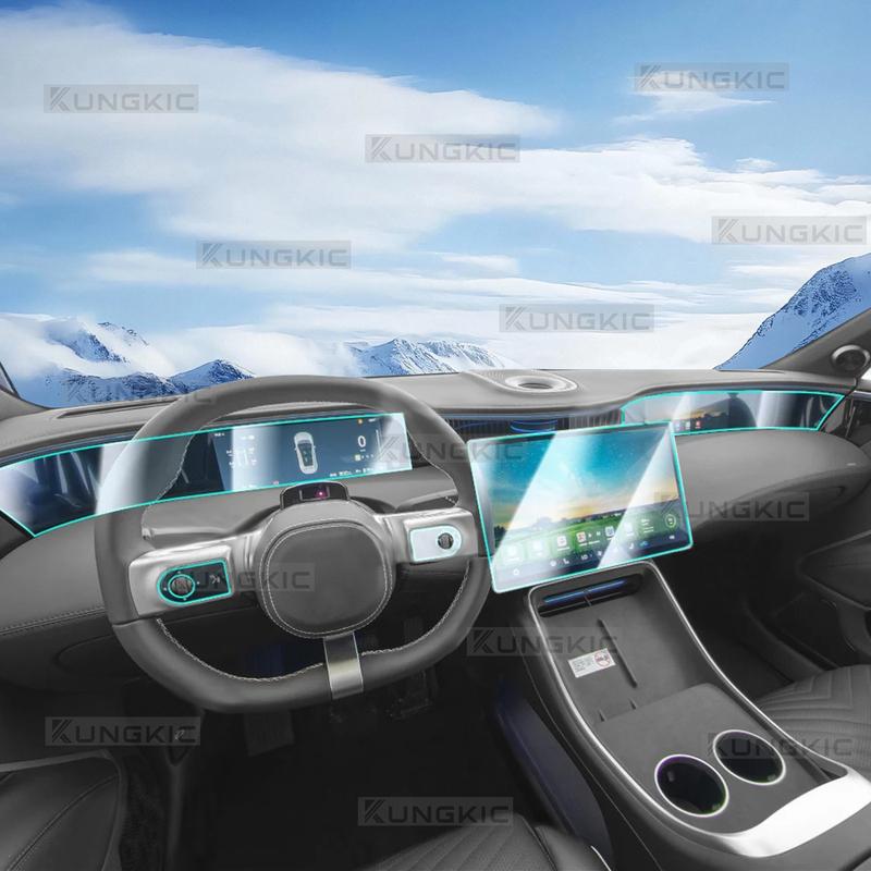 For AVATR 11 2024 2025 PPF Protection Film Accessories Interior Transparent TPU Navigation Gear Panel Center Console