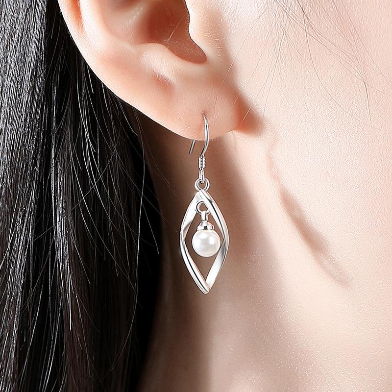 Pearl & Leaf Knot Earrings Collection