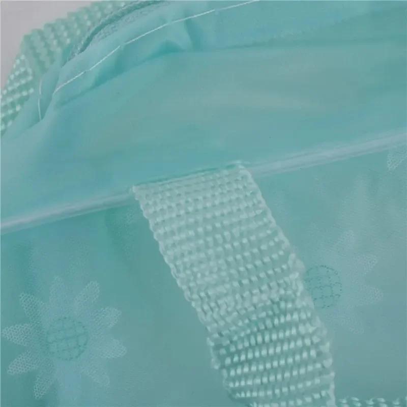 1 peça de plástico à prova d'água transparente organizador sacos cosméticos maquiagem casual viagem artigos de higiene pessoal banho armazenamento sacos