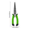 Portable Fishing Pliers Carbon Steel Line Cutter Hook Remover Fishing Scissors for Hook Removal & Split Enduring