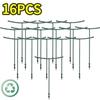 1-16PCS Plastic Plant Support Pile Frame Greenhouse Arrangement Semicircle Fixed Rod Indoor Flower Plant Vine Climbing Bracket