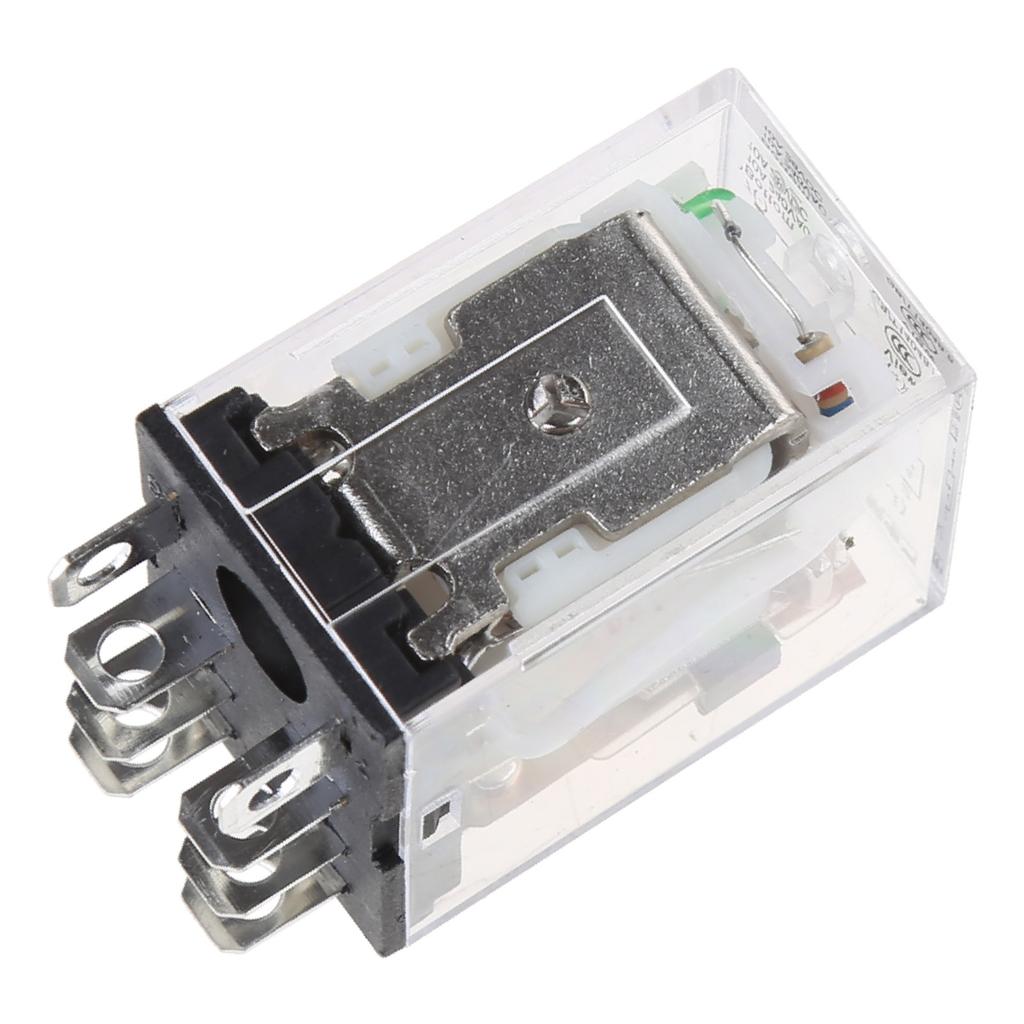 Coil Power Relay LY2NJ DC24V 10A Mini Electromagnetic Relay Electronic Modules DPDT 8 Pin LED Lamps Indication