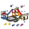 Superior-Grade Parking First-Class Track First-Class Car Premium-Quality Children Play Sets High-Standard Police High-Standard Cars First-Class Fire