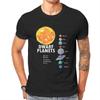 Solar System Dwarf Planets Outer Space Astronaut  T-Shirt Cotton T Shirt Harajuku Tshirt Tees Streetwear Men's Clothing