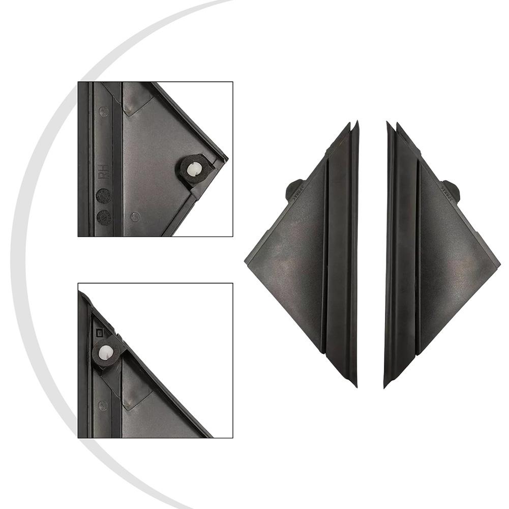 Front Window Cover A-pillar Triangle Exterior Trim Replacement A-pillar Triangle Cover Enhances Aesthetics ABS Construction China Mainland