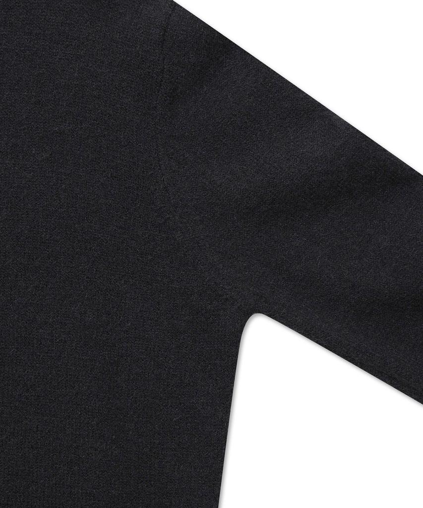 Michiko London Koshino High-Neck Button Cardigan Black