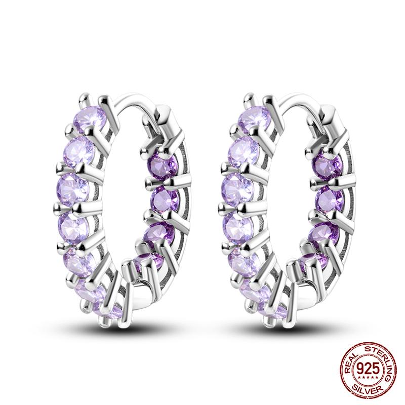 

Серьги-тюльпаны из стерлингового серебра 925 пробы для женщин, двойные серьги-кольца в виде бабочки из кубического циркония, изящные помолвочные украшения