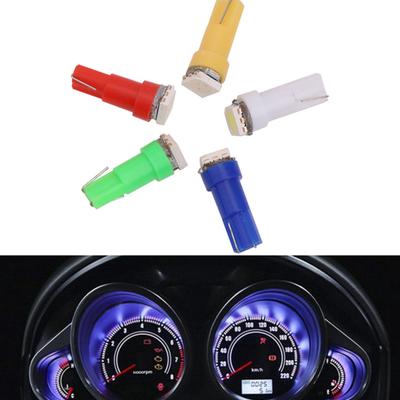 10 sztuk T5 5050 1SMD LED 12V 0,5W żarówki do lampy wskaźnikowej deski rozdzielczej