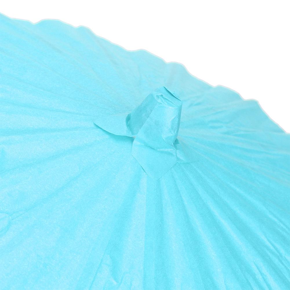 White Blank Paper Umbrella Colorful Oil Paper Umbrella for Kids DIY Painting Craft