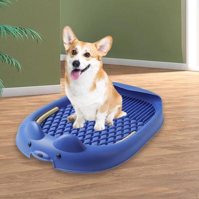 Hundetraining Toilette Urinunterlage Halter Leicht zu Reinigen Haustier Katzenklo Töpfchenschale für Kleintiere