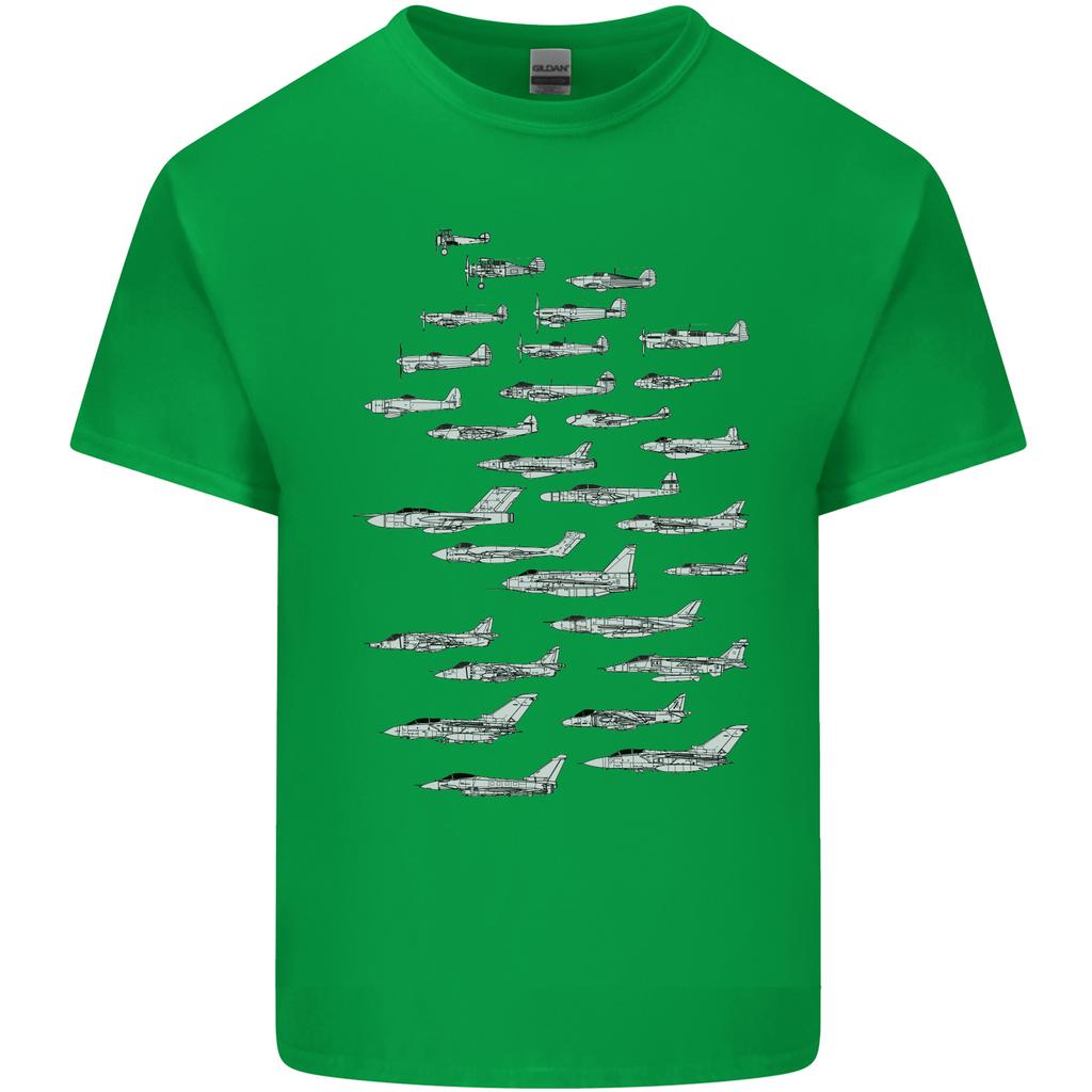 British RAF Fighters Royal Air Force Planes Unisexs Light Cotton TShirt