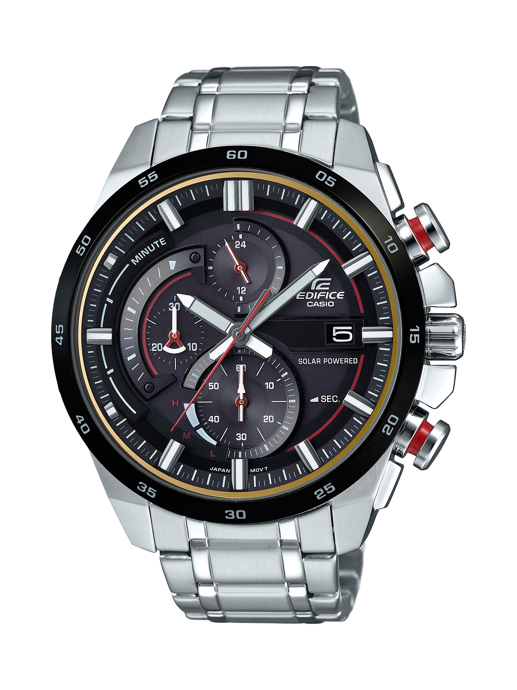 

Мужские часы Casio Edifice Аналоговые Кварцевые Серебристые 49 EQS-600DB-1A4UEF, Серебристые, мм.