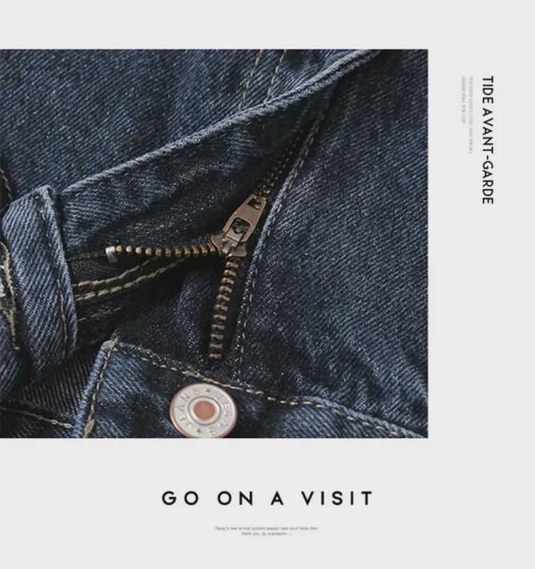 Korean High-Waisted Curled Denim Shorts - Women's Loose Black/Grey Wide-Leg Summer Pants