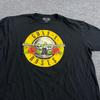 Guns N' Roses T-Shirt Mens Size 2XL Black Graphic Band Tee Short Sleeve Rock