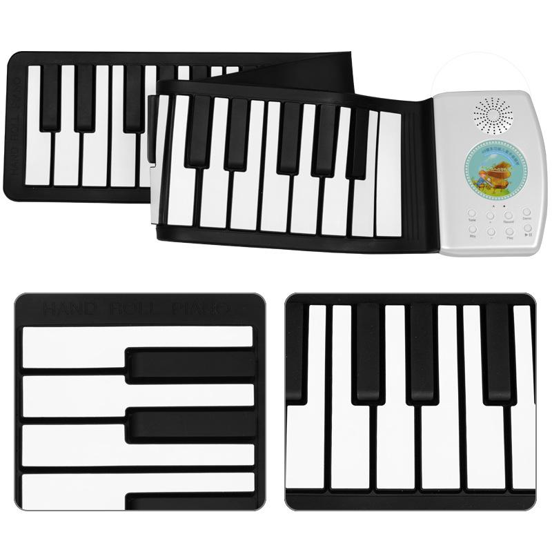 Rechargeable Portable 49-Key Foldable Piano for Beginner Kids