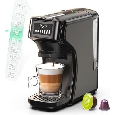 Macchina per Caffè a Capsule HiBREW H1B 6-in-1, Serbatoio Acqua da 600 ml, Estrazione a Pressione 19 Bar, Modalità Fredda/Calda, Indicatore LED