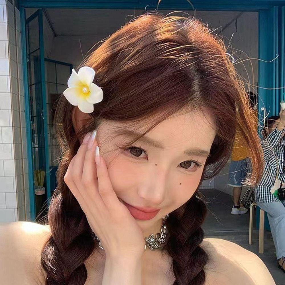 

Pearl Hairpin Zinc Zinc Alloy Girl Hair Clip Vacation Style Headwear Seaside