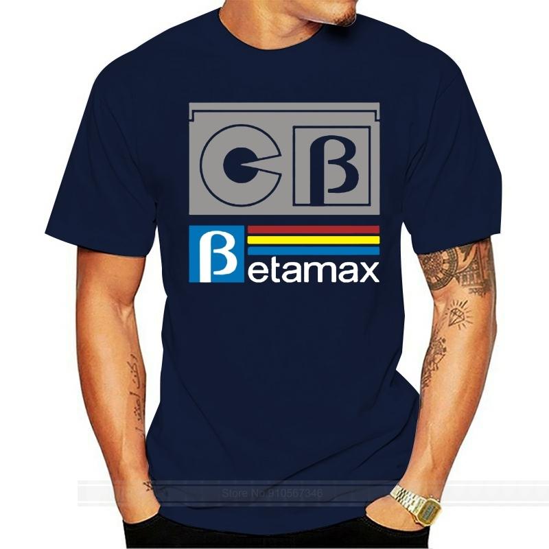 BETAMAX 1970er 80er Retro Videokassette Heimfilm T-SHIRT - [VHS 8mm Film] Neue T-Shirts Lustige Oberteile T-Shirt Neu Unisex Lustige Oberteile