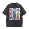 Vintage TV Character Pop Star Singer Hannah Montana T Shirts Unisex Women Fashion Aesthetic Washed Short Sleeve Tshirts Streetwear