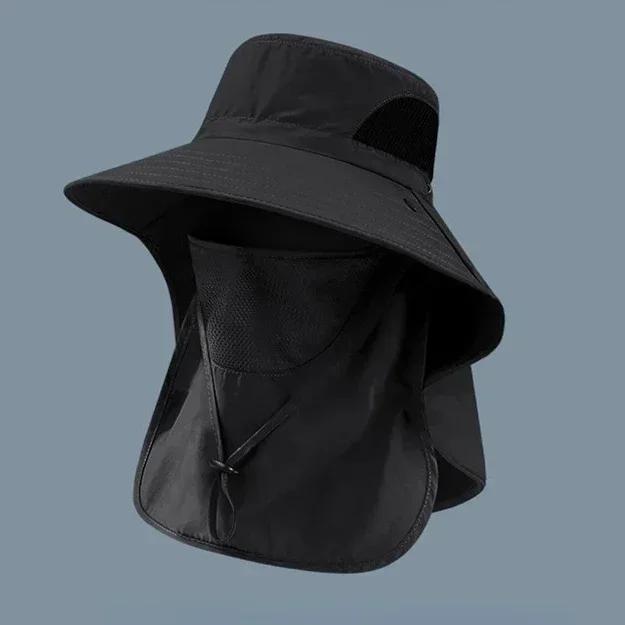 

Summer Hat for Men Women Outdoor Fisherman Hat UV Anti Neck Protection Sun Fishing, Growing Vegetables, Outdoor Sports Sun Hat