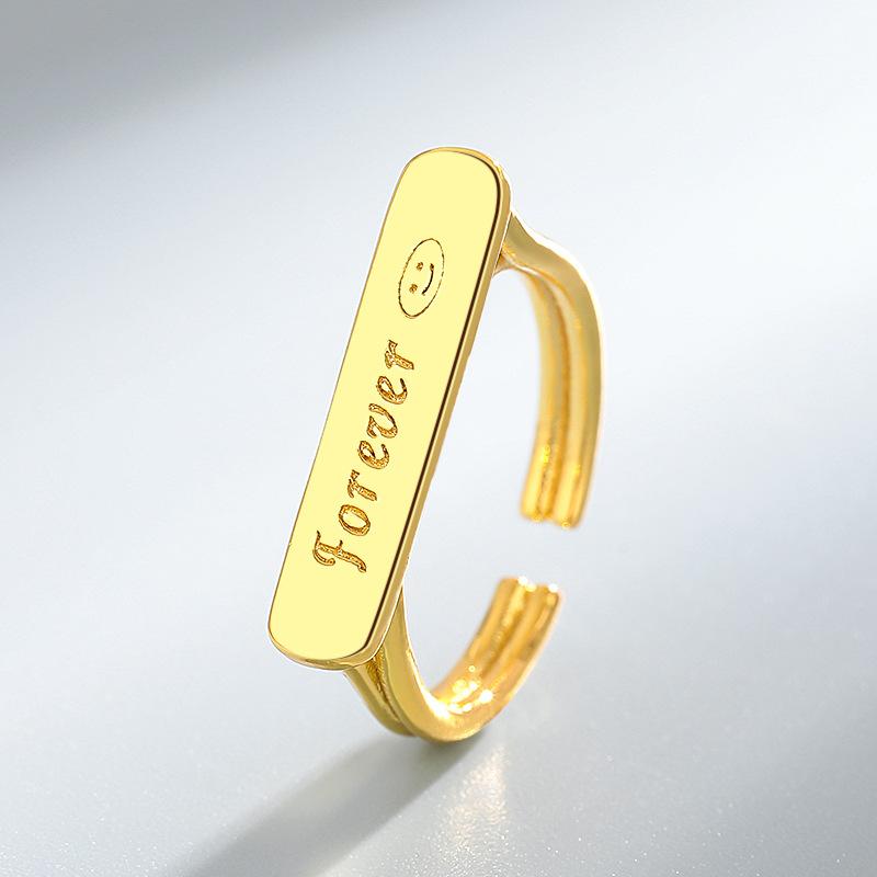 Korean Version Opening Adjustable Meson Old Index Finger Ring Fashion Hipster Accessories Irregular Ring Premium