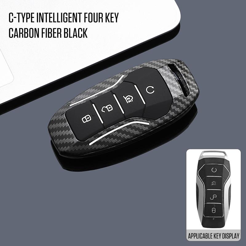 Interior Mouldings Car Remote Key Case Cover Protect Shell Bag For BYD Song PRO Qin Plusdmi Atto 3 Han EV Max Tang DM Dolphin Ac