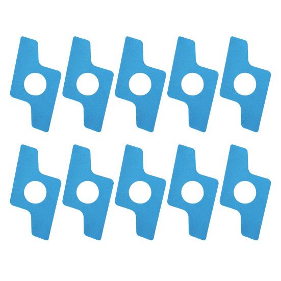 10 Pcs Pre Cut Kinesiology Tape for Knee Waterproof Knee Support Tape Elastic Cotton Athletic Tape for Joint Support Muscle Pain Relief