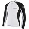 Quick-Dry UV-Protective Long Sleeve Rash Guard Men Women Swimming Diving Surfing Water Sports