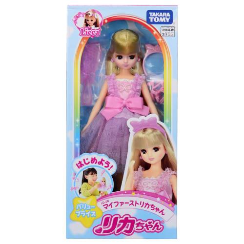 TAKARA TOMY Licca-chan Doll LD-00 Let's Get Started! My First Licca-chan Dress Up Play House Toy Ages 3+