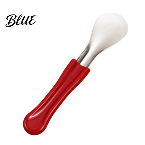 Farbe Eiscreme Dessert Werkzeug Edelstahl Schaufel Stahl Spachtel 304 Rosenform mit Anti-Rutsch-Griff Löffel Design für