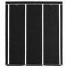 VidaXL Wardrobe with Compartments and Hanging Rails Clothing Storage Bedroom Storage Unit Shoes 282453