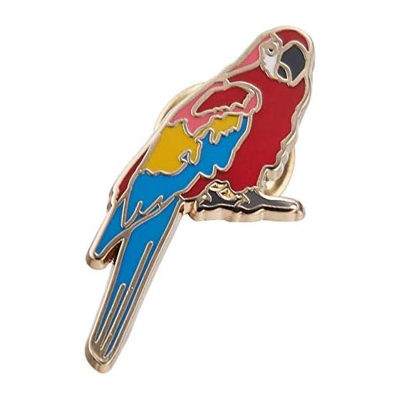 B2180812 Animal Friends Pins Green Macaw