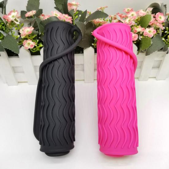 Space Saving Curling Iron Mat Hollow Wrap Professional Silicone Heat Resistant