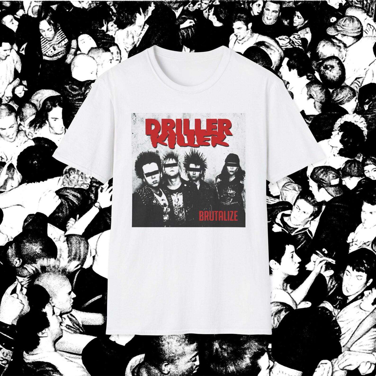 Rare Driller Killer shirt! Crust x Discharge x Punk x Dystopia x Grind x Assuck M