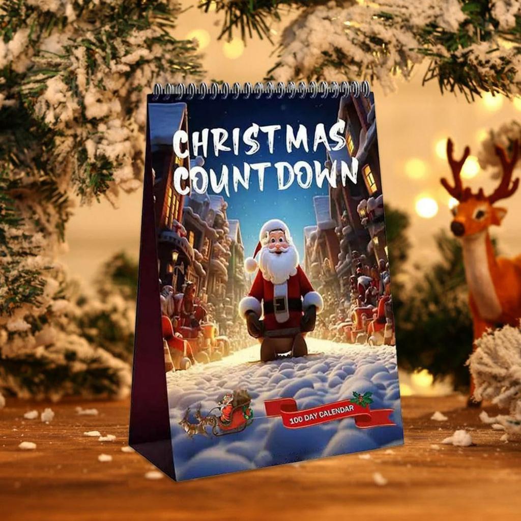 Christmas Countdown Calendar, 100 Days To Christmas, Pattern Calendar