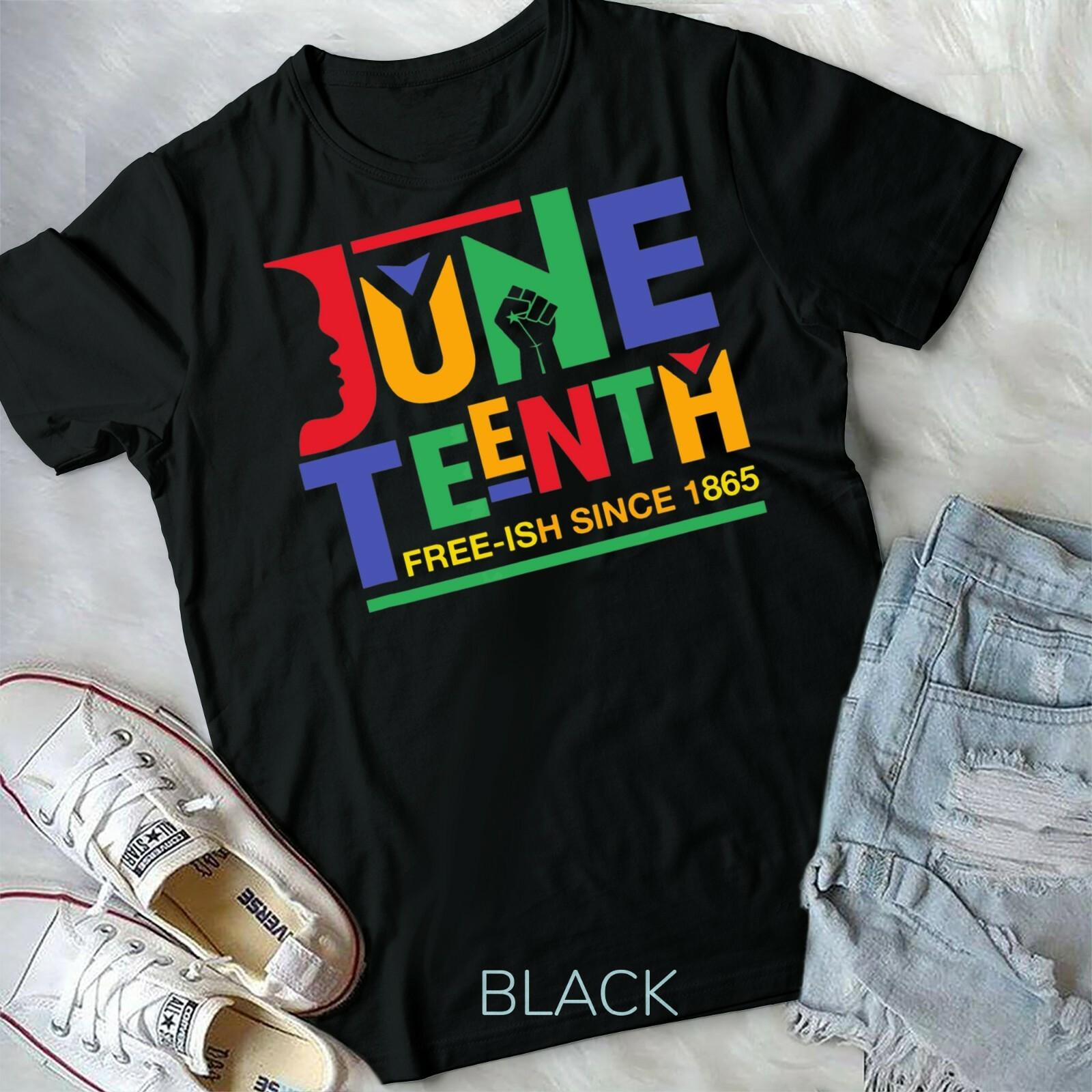 Juneteenth Freeish Since 1865 Melanin Ancestor Black History Unisex Youth Tshirt XXXL
