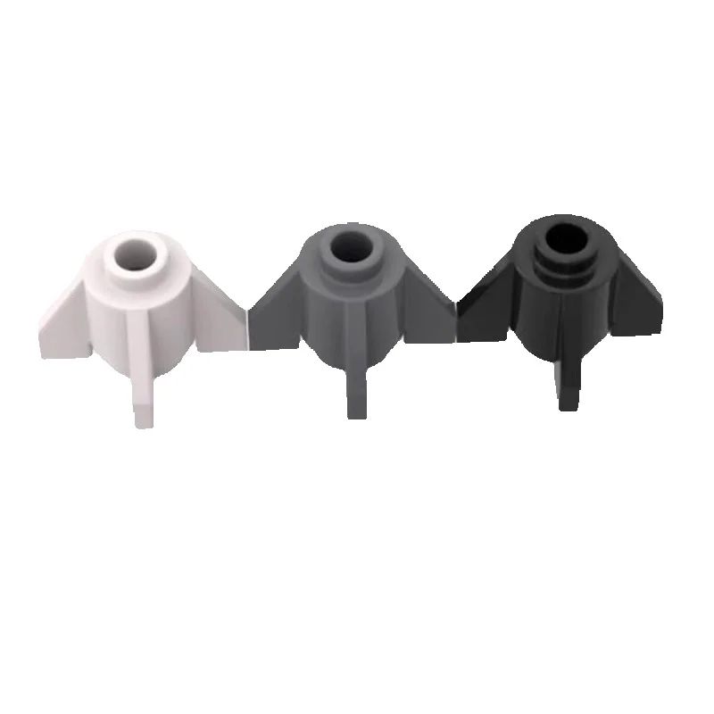 Yiran Toy Unisex 10Pcs 4588 Rocket Tail Round 1 X With Fins Constructing Blocks Loose Components Works Bricks Do-It-Yourself Assembly Plaything