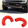 Tow Hook Covers Fits For Ford F150 2004-2025 & Bronco Base/Big Bend/Outer Banks -2025 | Toyota Tundra 2017- (Red) Front Tow Hook Cover For F150