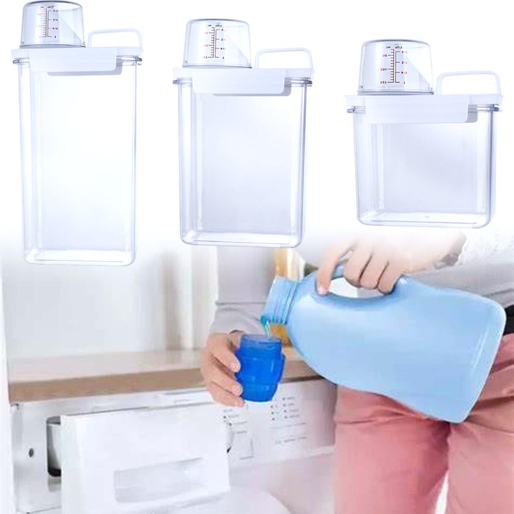 Measuring Cup Detergent Powder Washing Powder Container Storage Bucket Cereal Jar Detergent Box