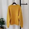 Autumn and Winter New Handmade Flower Knitted Sweater Top Design Sense Loose Soft Waxy Gentle Wind Sweater Pullover Women