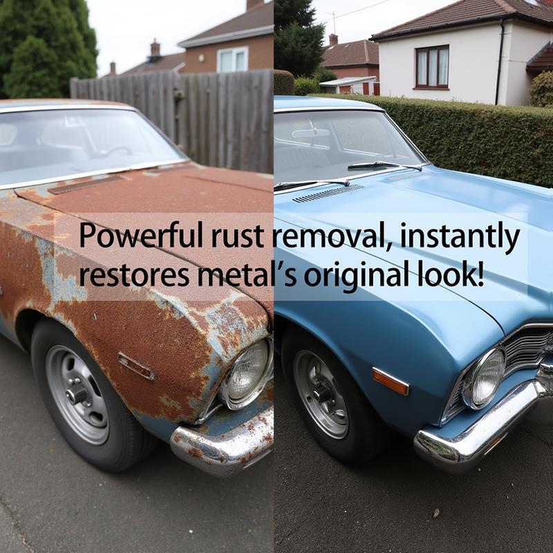 Motorcycle Cleaning Heavy Duty Rust Remover, Stain Dissolver for Car Tires, Wheels, Metal Parts, Car Detailing Supplies