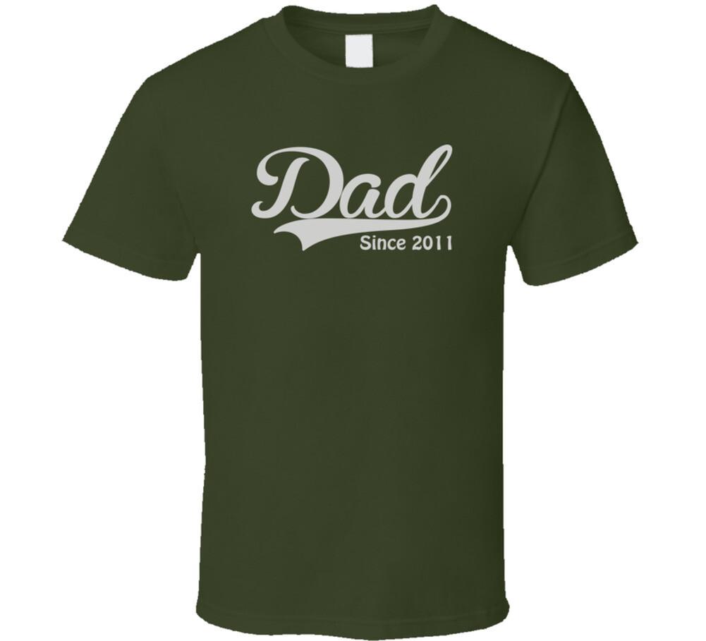 dad since 2011 T Shirt Mens Womens Tees Top S
