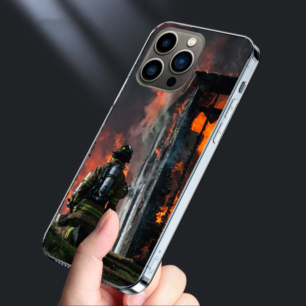 Firefighter Training Phone Case For Iphone 16E 15 Pro 14 Plus 17E 16 17 Pro Max Air 11 12 13 Mini Shockproof Capa Cute Cover