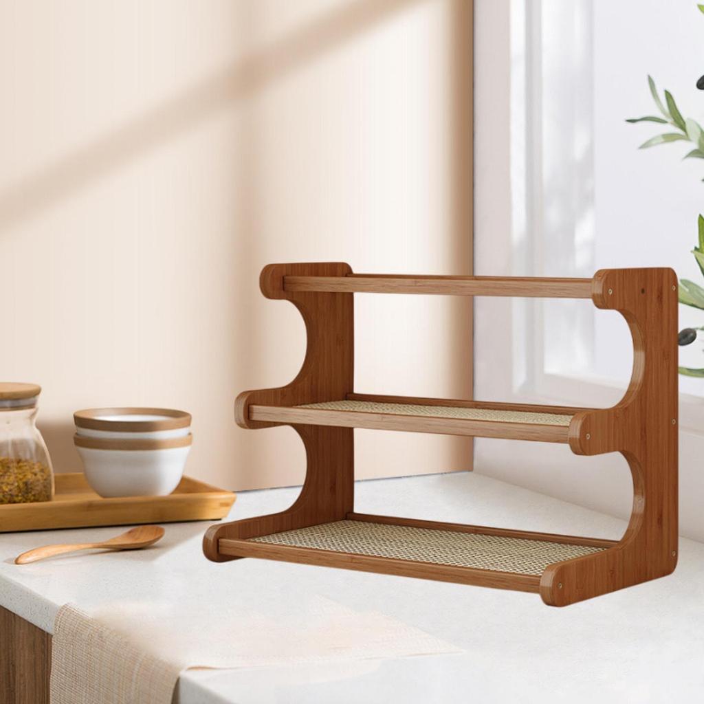 Plant Stand Dresser Cabinet Organizer Shelf Drain Rack Decor Coffee Mug Rack