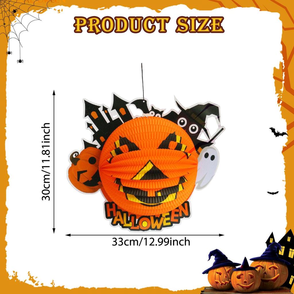 Halloween Lantern Decor Modern Cute Party Favors Photo Props Hanging Ornament for Outdoor Room