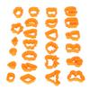 193pcs   Clay Earring Cutters   25 Shapes Clay Cutters for Key Rings Necklaces
