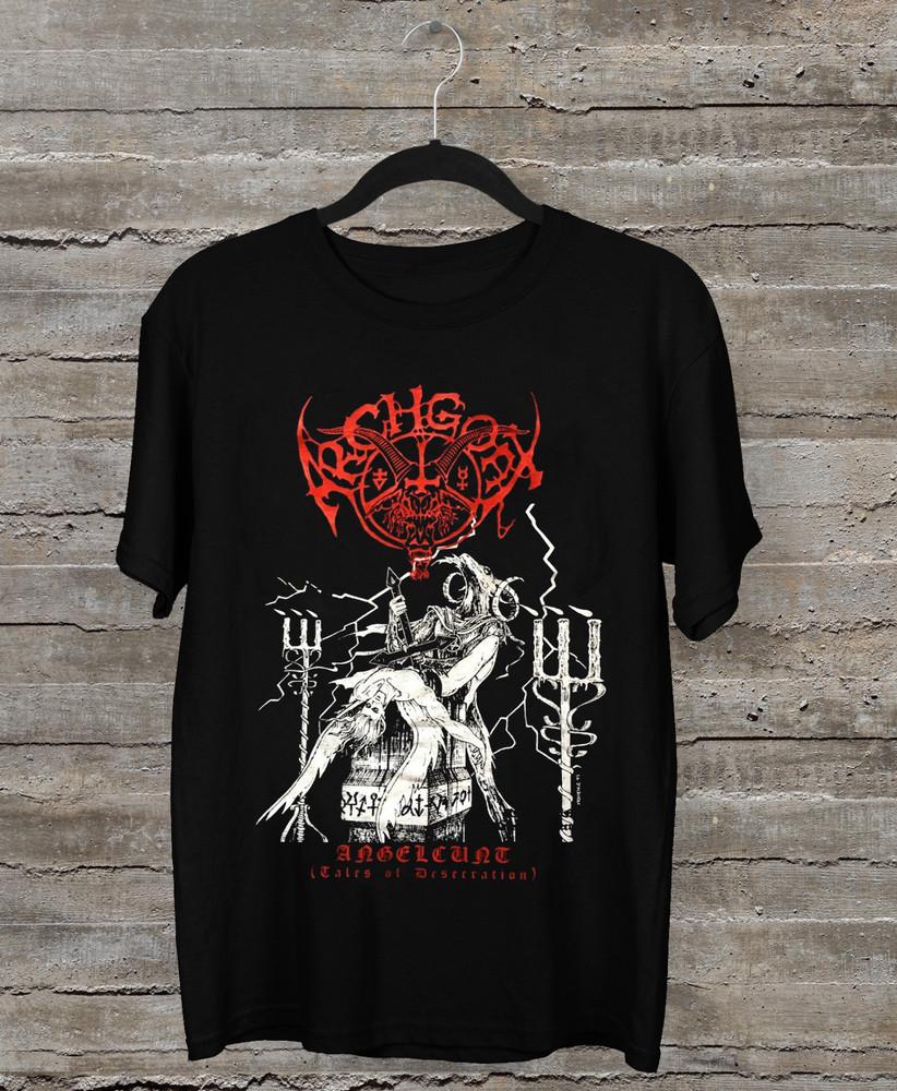 

ARCHGOAT Band Angelcunt Tales Of Desecration Black All Size Unisex Shirt AR268 Unisex T-Shirt XXXL