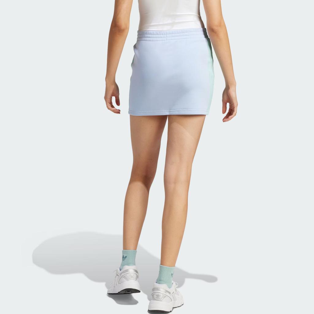 adidas Originals Island Club Mini Skirt High-Waisted Sports Skirt Women's Blue