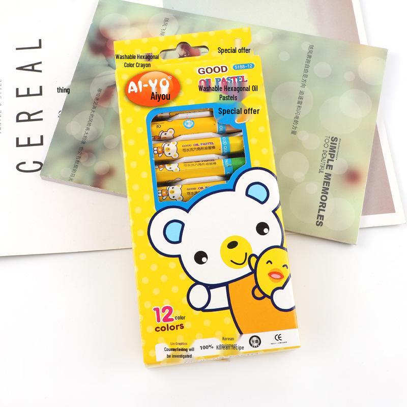 12-Color Oil Pastels & 36-Color Doodling Pens for Kids' Art & Craft Supplies