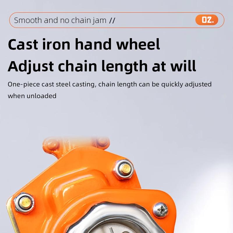 0.75 Ton/1.5 Ton/2 Ton Manual Ratchet Lever Hoist Hand Chain Coist Pulley Block Wire Rope Tensioner Lifting Fastening Tool